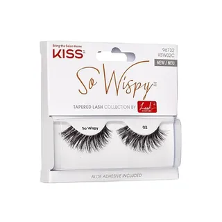 Kiss Lash Couture Reusable False Eyelashes - So Wispy 02 KSW02C