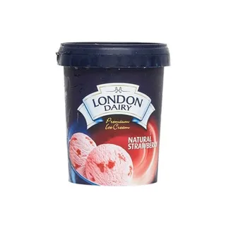 London Dairy Ice Cream Natural Strawberry 500ml