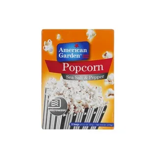 American Garden Popcorn Microwave Sea Salt & Pepper 3.2Oz