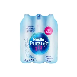 نستله بيور لايف ماء معبأ 1.5 ltr Pack of 6