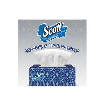 Scott Plus Facial White Tissue 160Sx2Ply