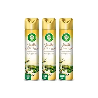 Air Wick Air Freshener Aerosol Vanilla 300ml Pack Of 3
