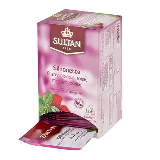 سلطان أكياس شاي سيلويت 1.6 جرام، 20 كيس