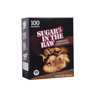Sugar in the Raw Sachets Demerara Cane Sugar, 100 Sachets