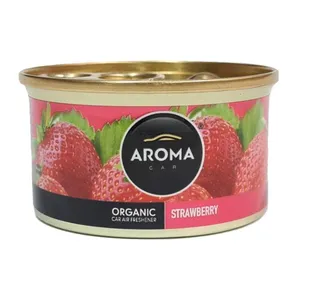 Aroma Car Organic Strawberry Air Freshener Can, 40g