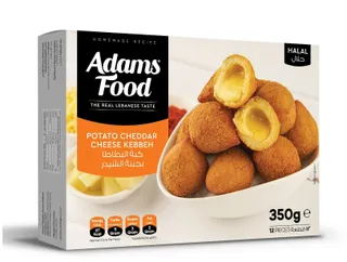 Adams Food Potato Cheddar Cheese Kebbeh, 350g