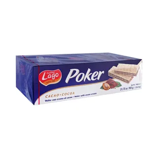 Lago Poker Cocoa Wafers, 45g
