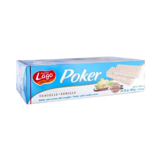 Lago Poker Vanilla Wafers, 45g