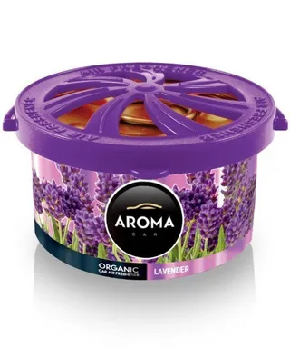 Aroma Car Freshener Organic Can - Lavender