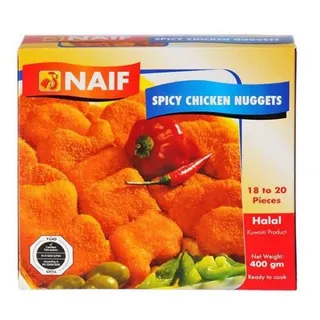 Naif Frozen Various Hot Chicken Nuggets 400 g