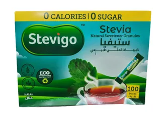 Stevigo Stevia Natural Sweetener Granules 100 sticks