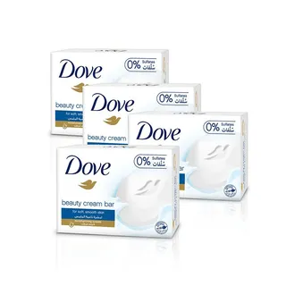 Dove Beauty Cream Bar Soap 4 X 125 G
