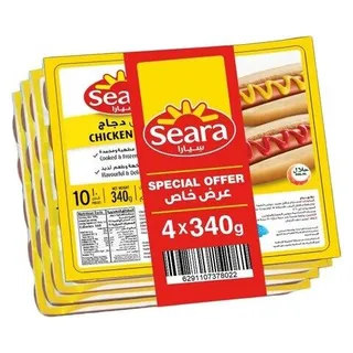 سيارا فرانكس دجاج مجمدة 4X340 جم