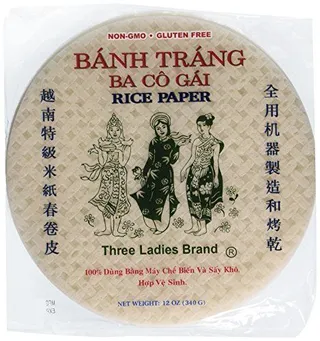 Three Ladies Brand Rice Paper, 22cm, 500g
