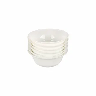 Soup Bowl White Set, 6 Pieces