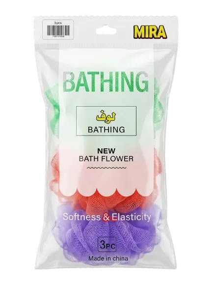 Loofah Mira Natural 3 pcs
