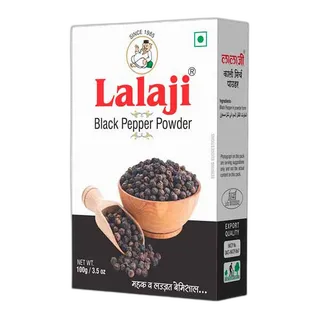Lalaji Black Pepper Powder, 100g