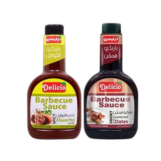 Delicio Assorted BBQ Sauce 2 x, 532ml