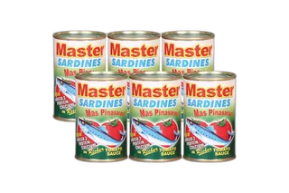 Master Sardines in Tomato Sauce 6 x, 155g