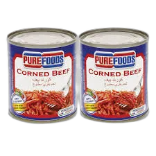Pure Foods Corned Beef 2 x, 210g