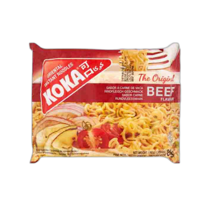 Koka Packet Beef Noodles, 85g