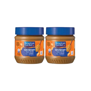 American Garden Peanut Butter Chunky 2 x, 340g