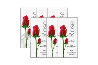 Ahsan Rose Attar 6 x, 6ml