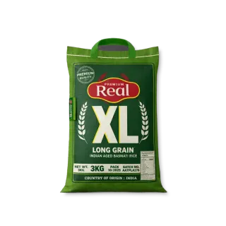 Real XL Basmati Rice, 3kg