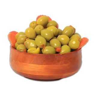 Egyptian Green Olives Stuffed with Carrot, 300g