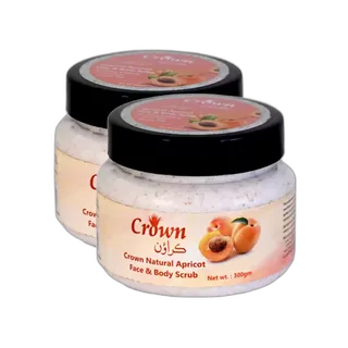 Crown Face & Body Scrub Assorted 2 x, 300ml