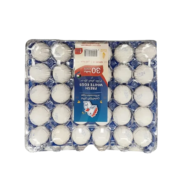 Al Rawdeten White Egg Plastic Tray 50/60 30 Pack