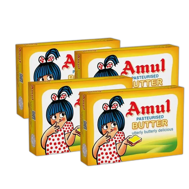 Amul Butter Salted 4 x, 100g