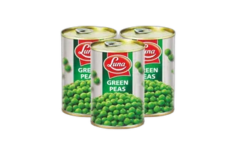Luna Green Peas 3 x, 380g
