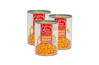 Luna Baked Beans in Tomato Sauce 3 x, 380g