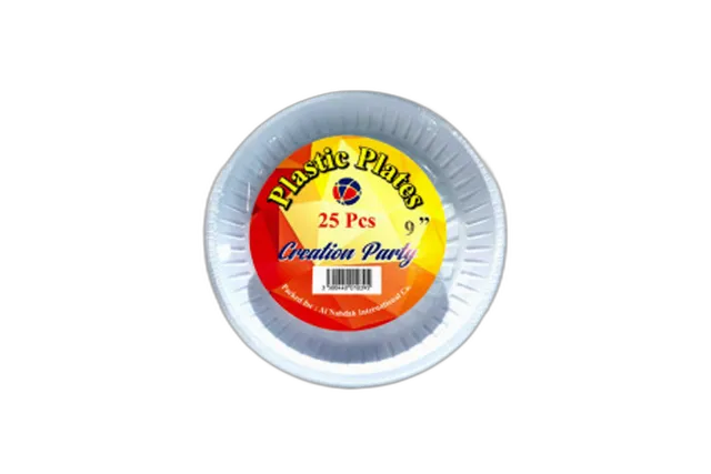 Al Nahdha Plastic Palte 9 25 pcs