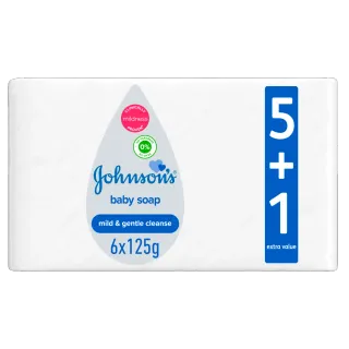 Johnson's Baby Soap 6 x, 125g