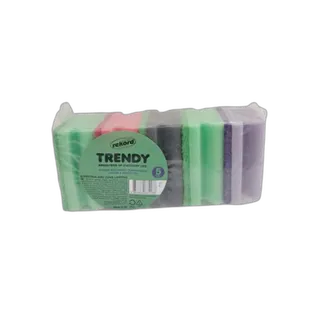 Rekord Trendy Sponge with Grip 5 pcs