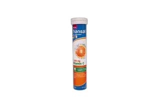 Hansal 1000 mg Vitamin C20 Tab Tube, 82g