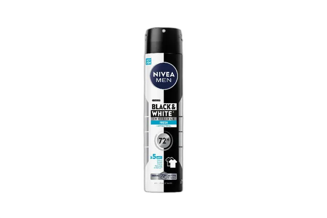 Nivea Inv Black and White Fresh Deodorant, 200ml