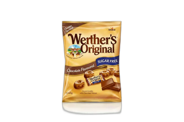 Werthers Original Chocolate Candies S/Free, 60g