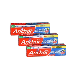 Anchor Advanced Care Tooth Paste + Toothbrush 3 x, 150g