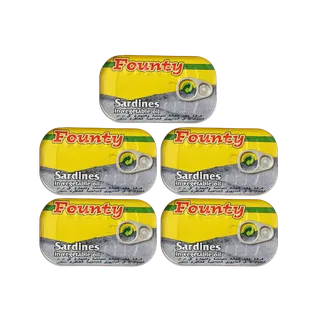 Founty Sardines with Chilli 5 x, 125g