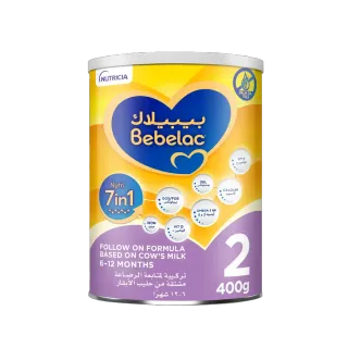 Bebelac Nutri 2 Folow on Formula 7in1 6-12M, 400g
