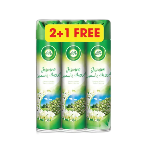 Airwick Aerosol Jasmine Air Fresh 3 x, 300ml