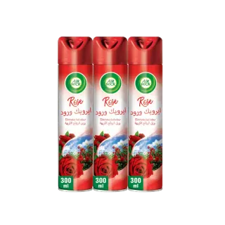 Airwick Aerosol Rose Air Freshner 3 x, 300ml