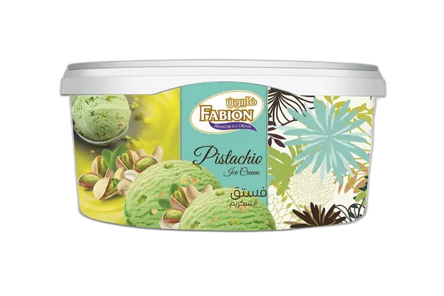 Fabion Pistachio Ice Cream, 1L per kg
