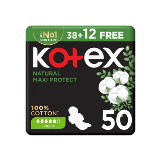 كوتكس ماكسي ناتورل سوبر 50 عبوة 50 عبوة