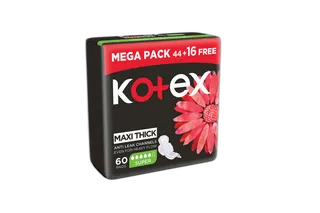 Kotex Maxi Thick Wings 44s + 16s