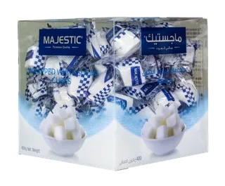 Majestic Cube Wrapped White Sugar, 400g