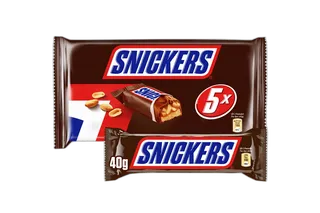 Snickers Single 5 x, 40g